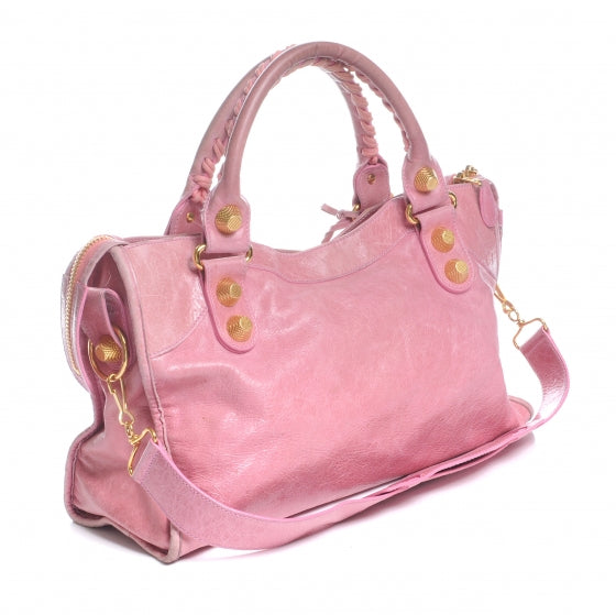 Agneau Giant 21 Gold Hardware City Bubblegum
