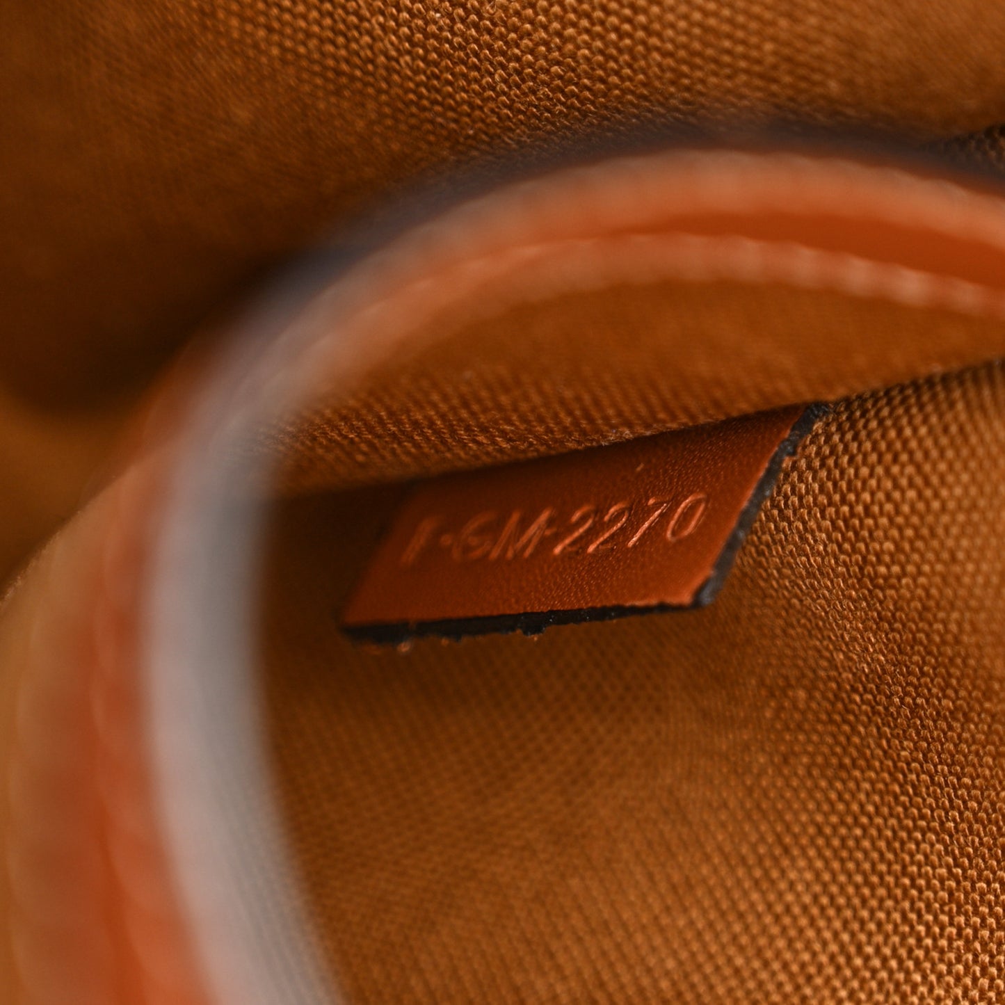 Triomphe Canvas Medium Folco Bag Tan