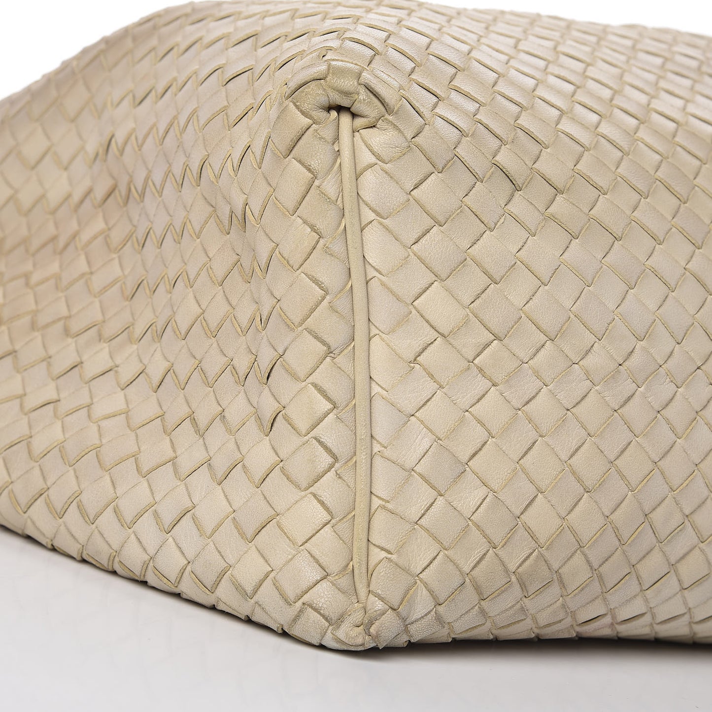 Nappa Intrecciato Sloane Hobo Cream