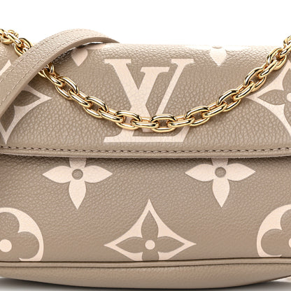 Louis Vuitton Empreinte Monogram Giant Ivy Wallet On Chain Tourterelle Creme 7 of 9