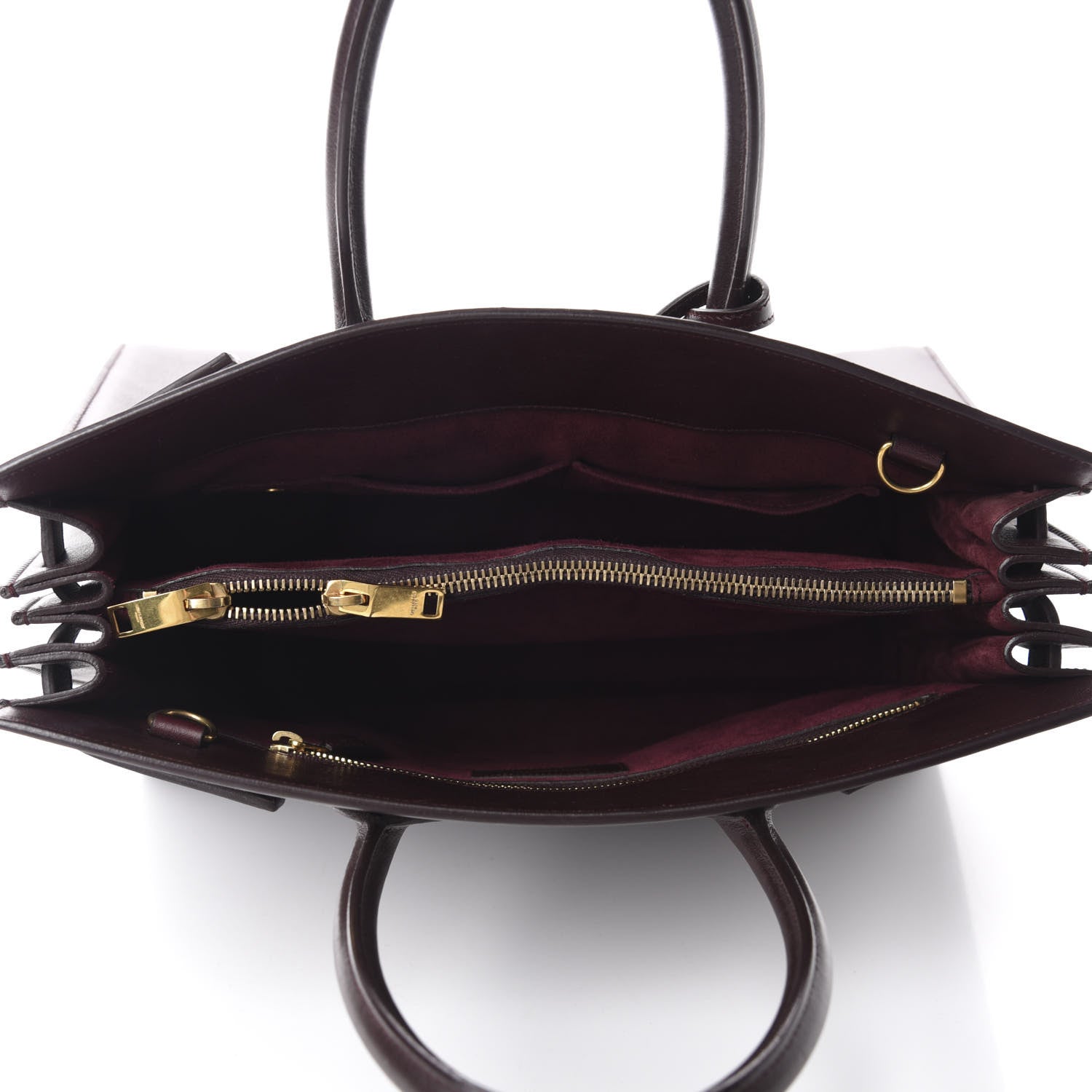 Saint Laurent Calfskin Small Sac De Jour Amarena 5 of 10