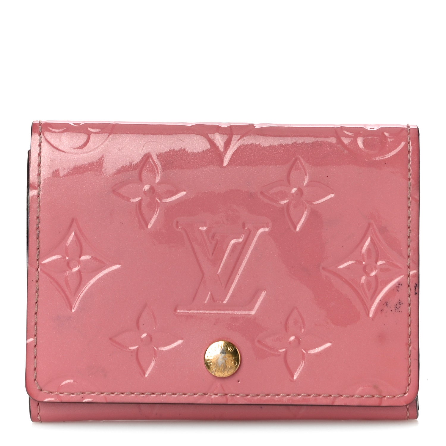 Louis Vuitton Vernis Business Card Holder Poppy 1 of 9