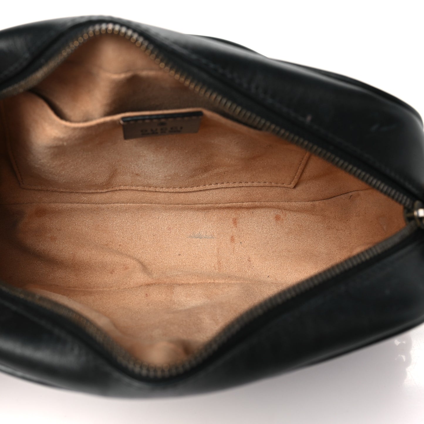 Calfskin Matelasse Small GG Marmont Chain Shoulder Bag Black