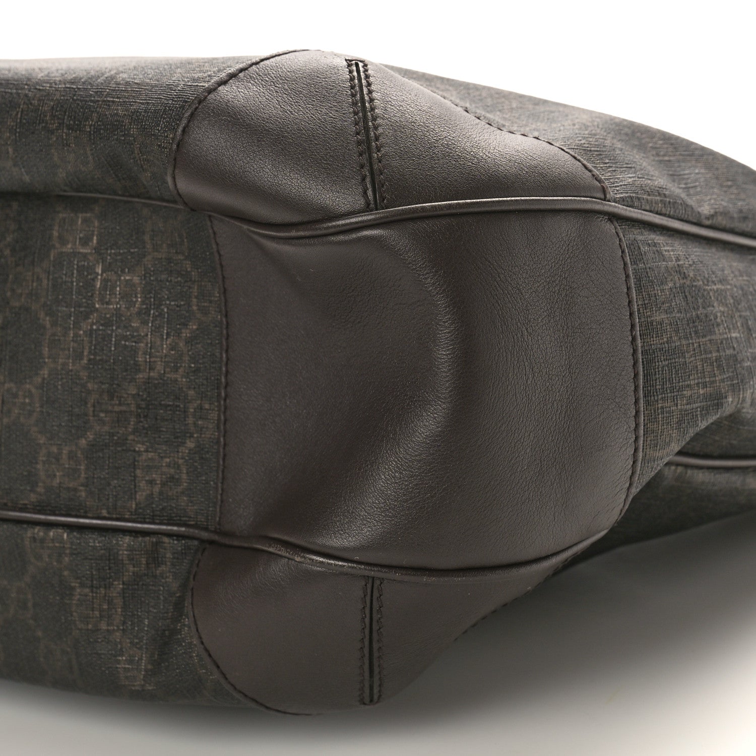 Gucci GG Supreme Monogram Margaux Calfskin Medium Nice Hobo Dark Brown 8 of 13