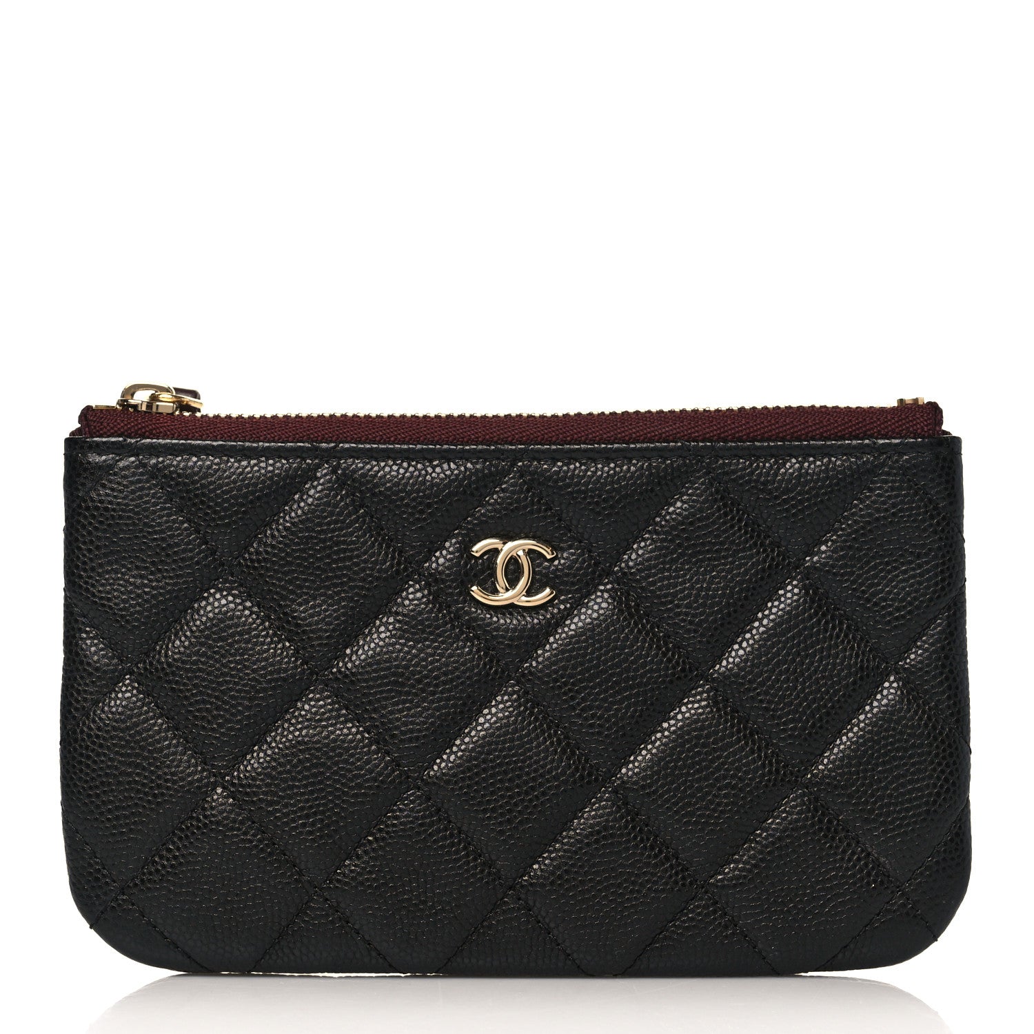 Chanel Caviar Quilted Small Cosmetic Case Black 1 of 8