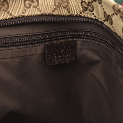 Gucci Monogram Web Large Diaper Tote Brown 6 of 12