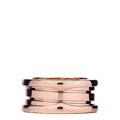 Bulgari 18K Rose Gold B.Zero1 Three-Band Ring 50 5.25 1 of 6