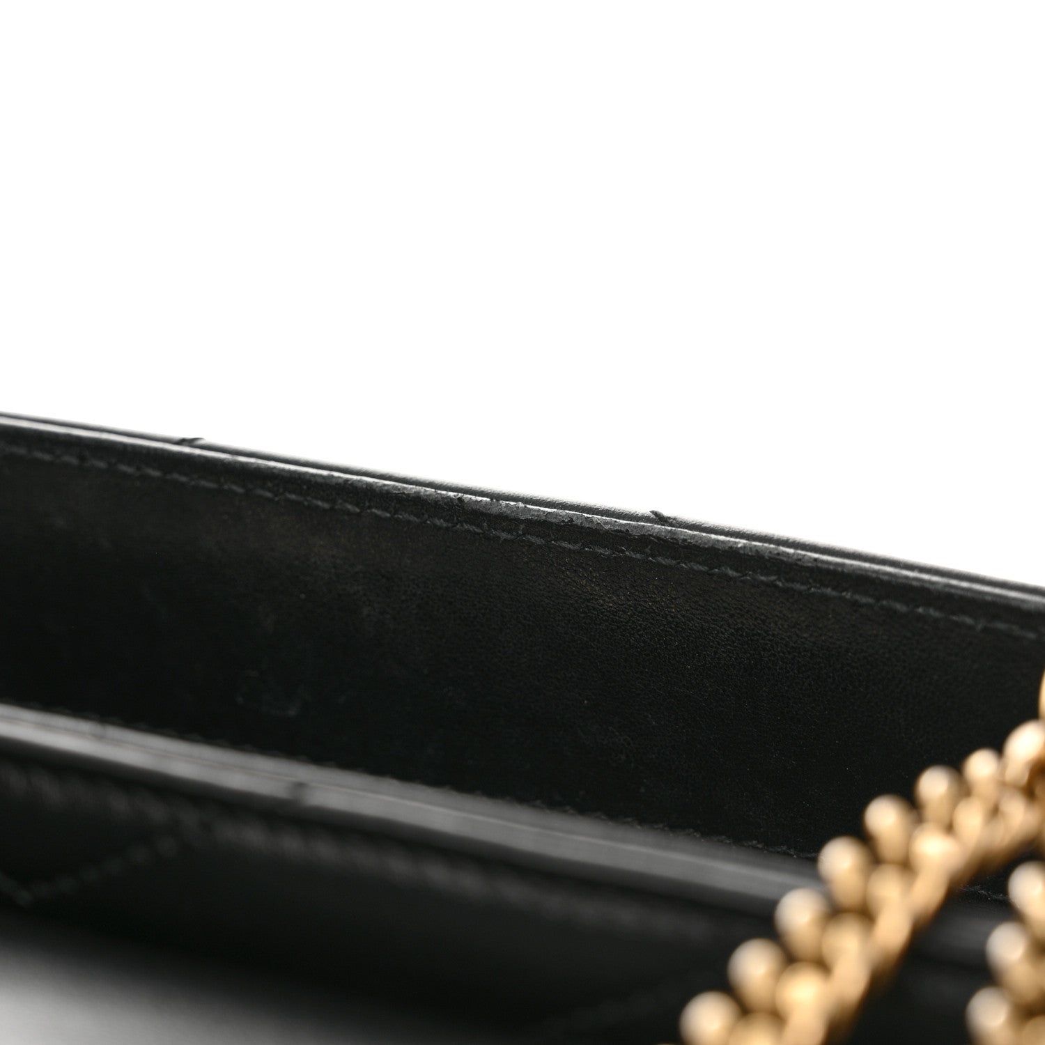 Saint Laurent Calfskin Y Quilted Monogram Small Loulou Chain Satchel Black 13 of 13