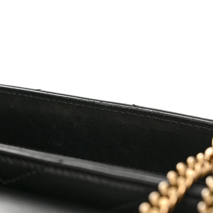 Saint Laurent Calfskin Y Quilted Monogram Small Loulou Chain Satchel Black 13 of 13