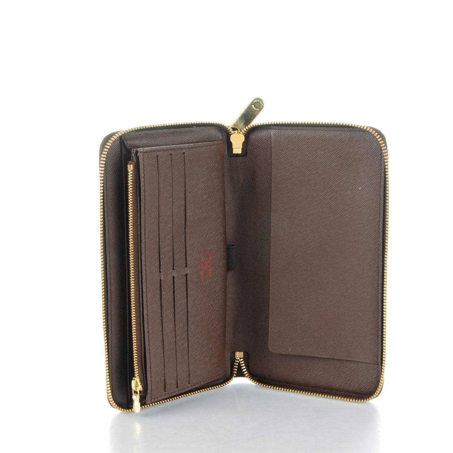 Damier Ebene Zippy Organizer Wallet