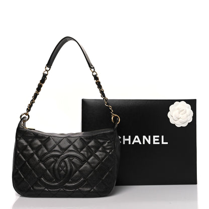 Chanel Caviar Quilted Timeless CC Shoulder Bag Black 11 of 11