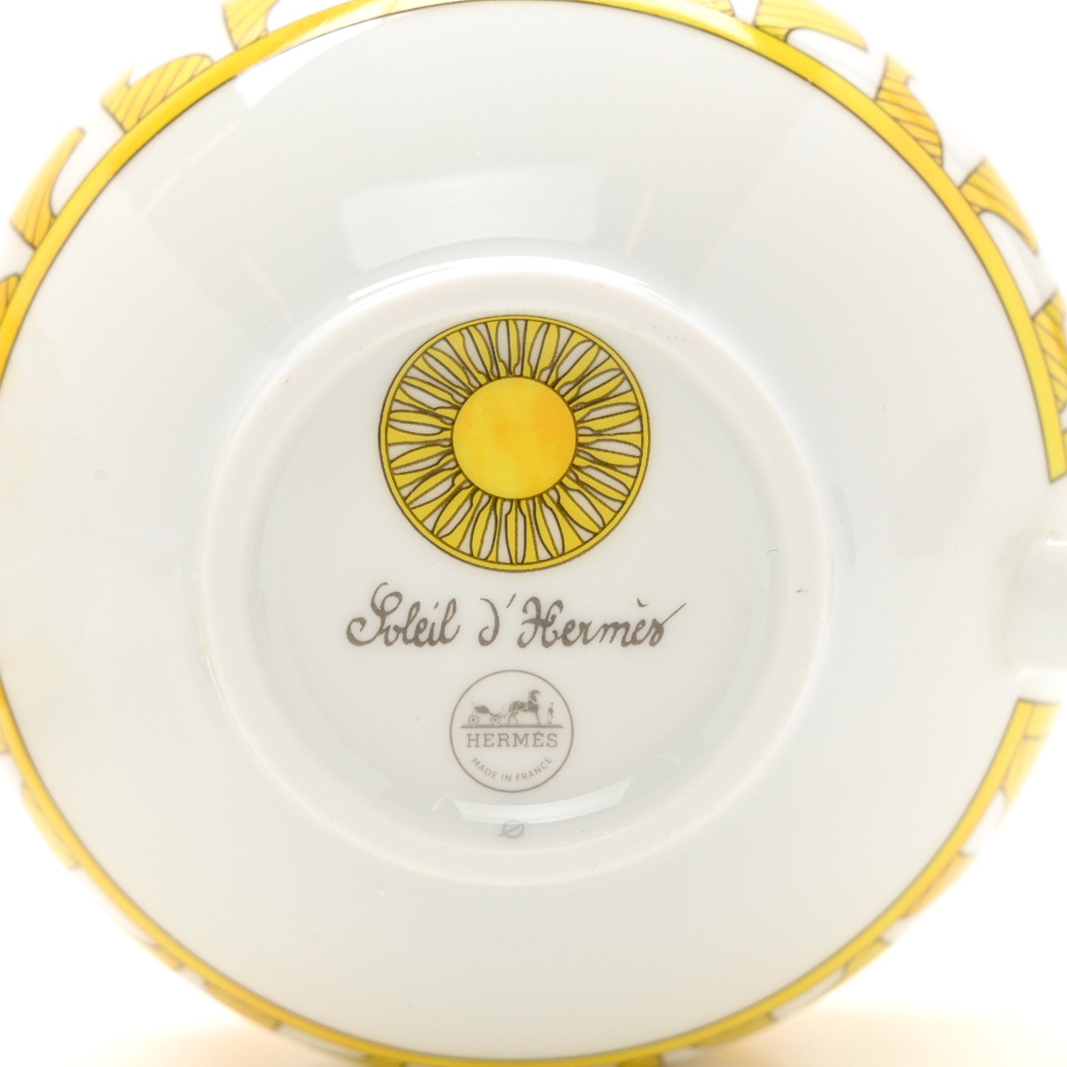 Hermes Porcelain Soleil d'Hermes Breakfast Cup And Saucer Set Of 2 7 of 11