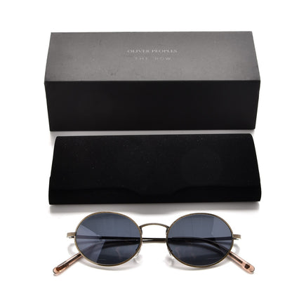 Oliver Peoples The Row Empire Suite Oval Sunglasses Pewter Black 10 of 10