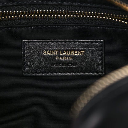 Saint Laurent Lambskin Quilted Victoire Camera Bag Black 6 of 11