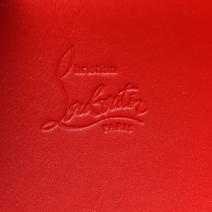 Christian Louboutin Calfskin Panettone Spiked Zip Around Wallet Black 6 of 7