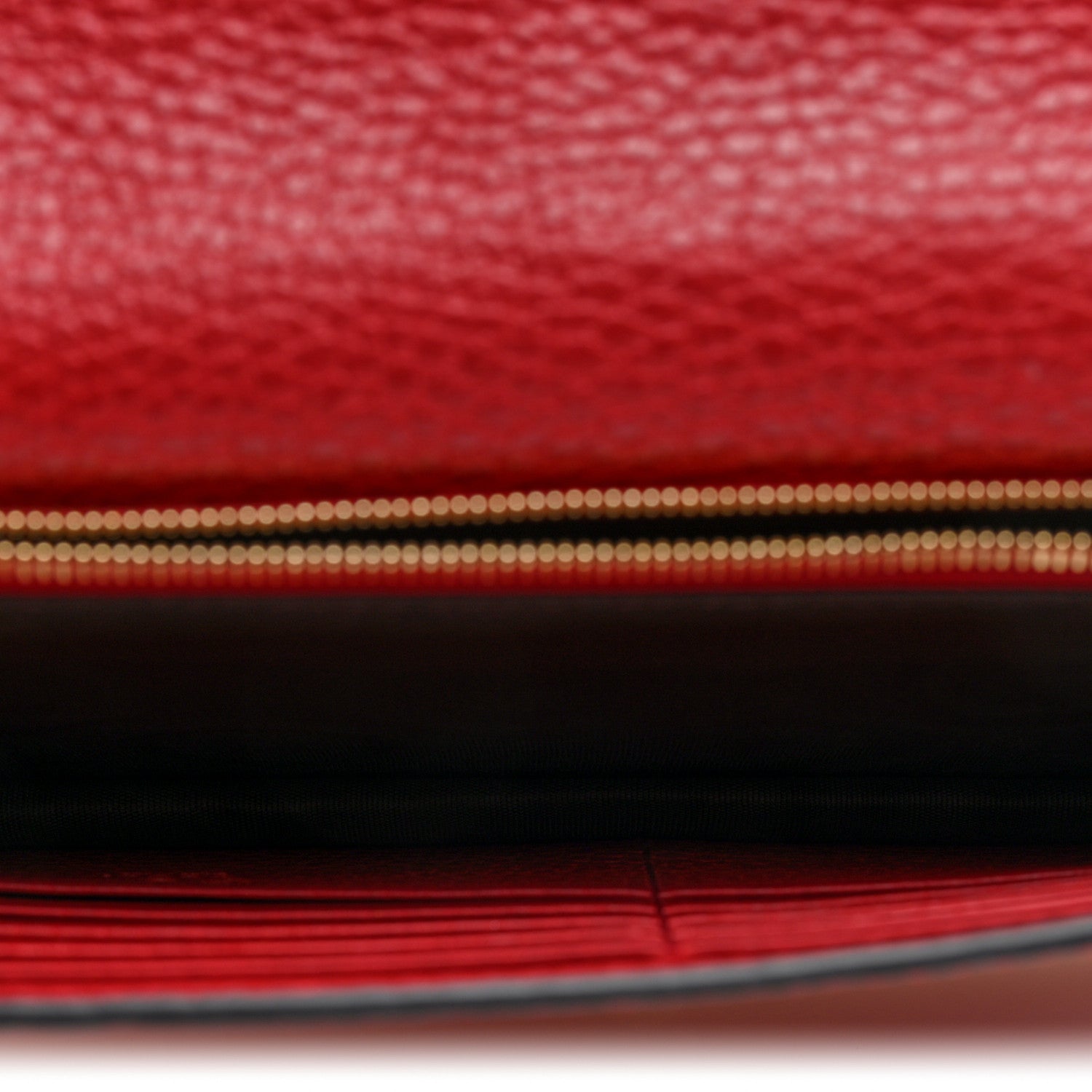 Gucci Dollar Calfskin Medium Betty Chain Wallet Red 5 of 9