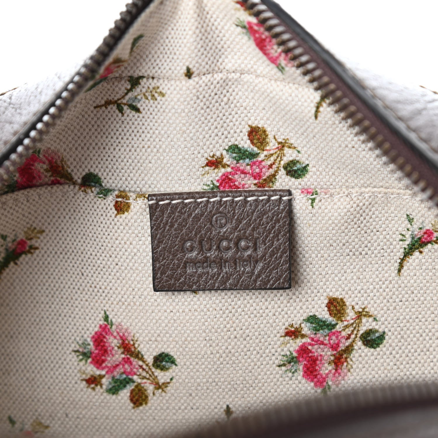 Gucci GG Supreme Monogram Web Neo Vintage Shoulder Bag Beige New Acero Crop 6 of 9