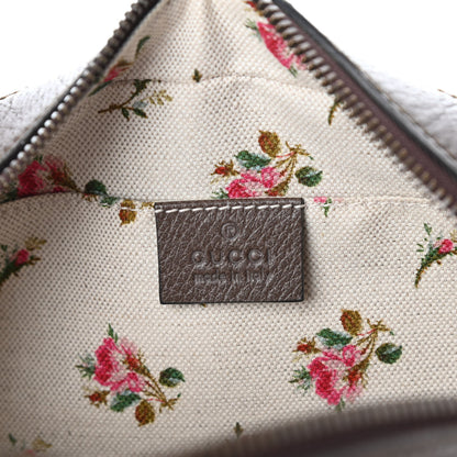 Gucci GG Supreme Monogram Web Neo Vintage Shoulder Bag Beige New Acero Crop 6 of 9