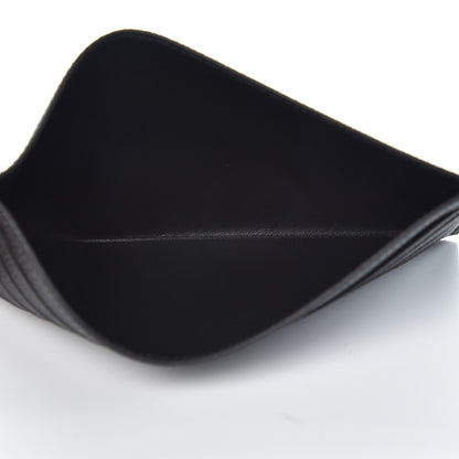 Louis Vuitton Calfskin Felicie Chain Wallet Card Holder Insert Black 5 of 6