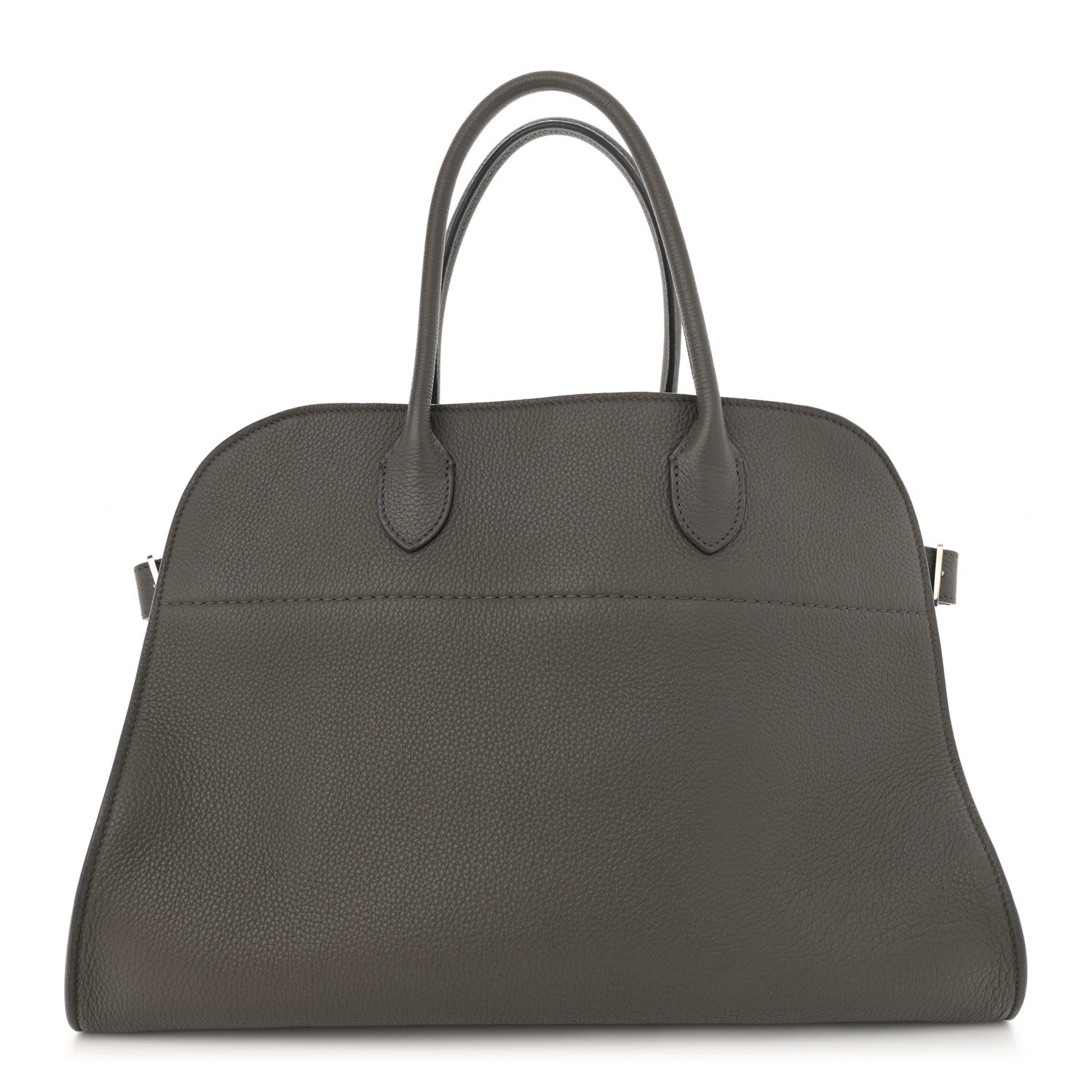The Row Matte Grained Calfskin Soft Margaux 15 Grey 1 of 14