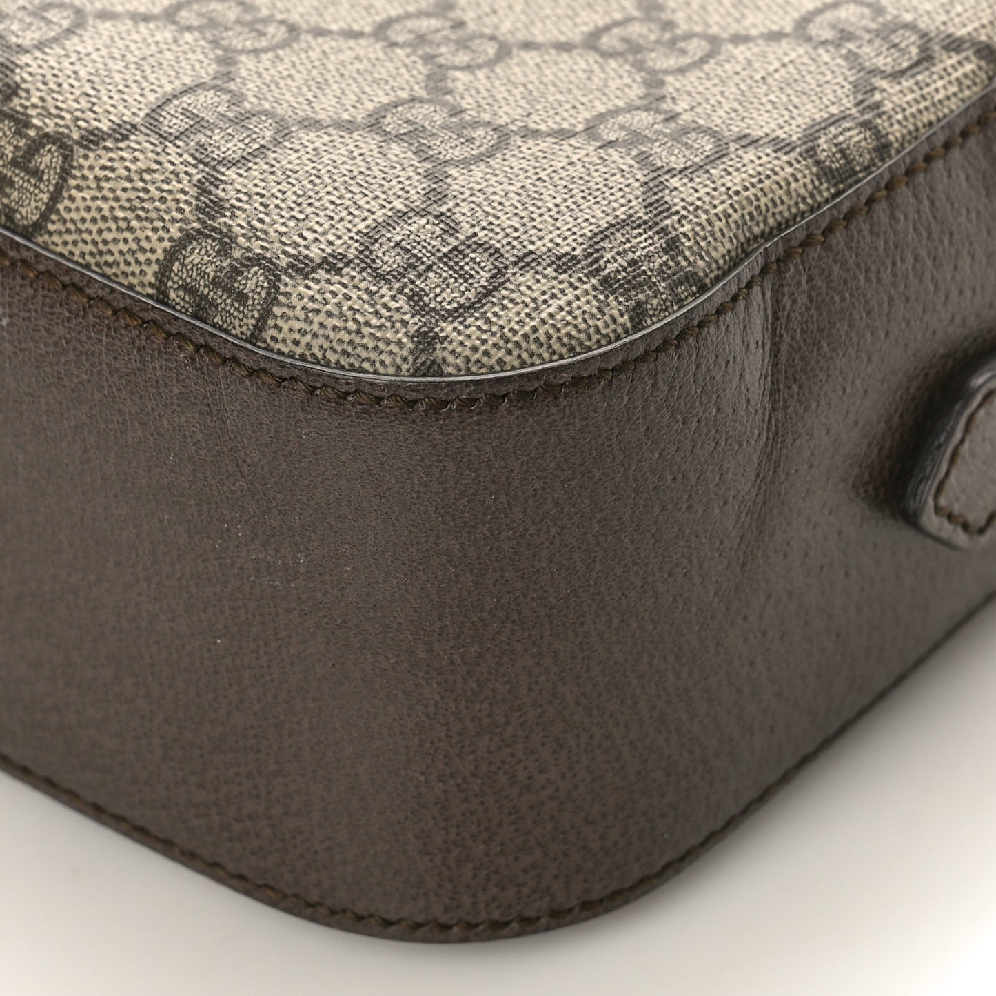GG Supreme Monogram Web Neo Vintage Shoulder Bag Beige New Acero Crop
