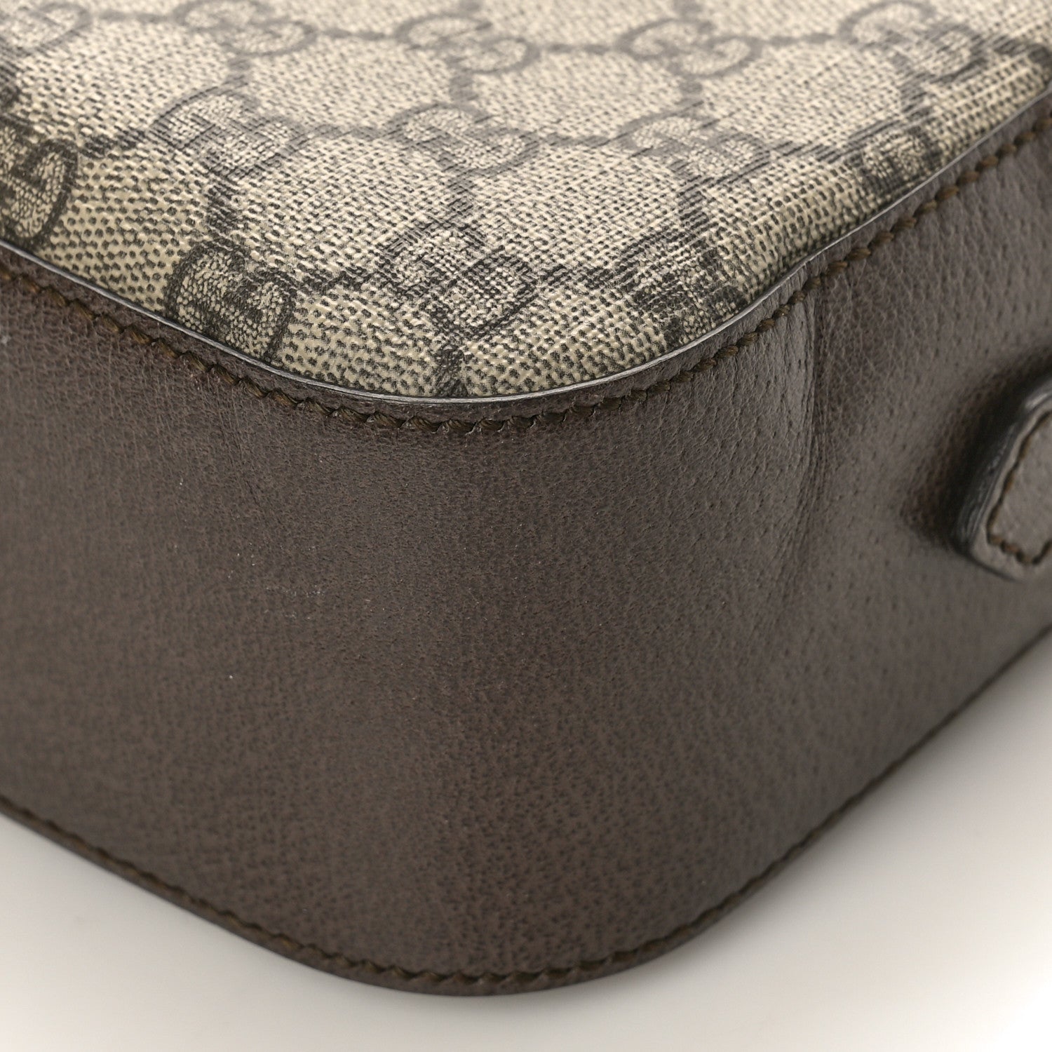 Gucci GG Supreme Monogram Web Neo Vintage Shoulder Bag Beige New Acero Crop 9 of 11