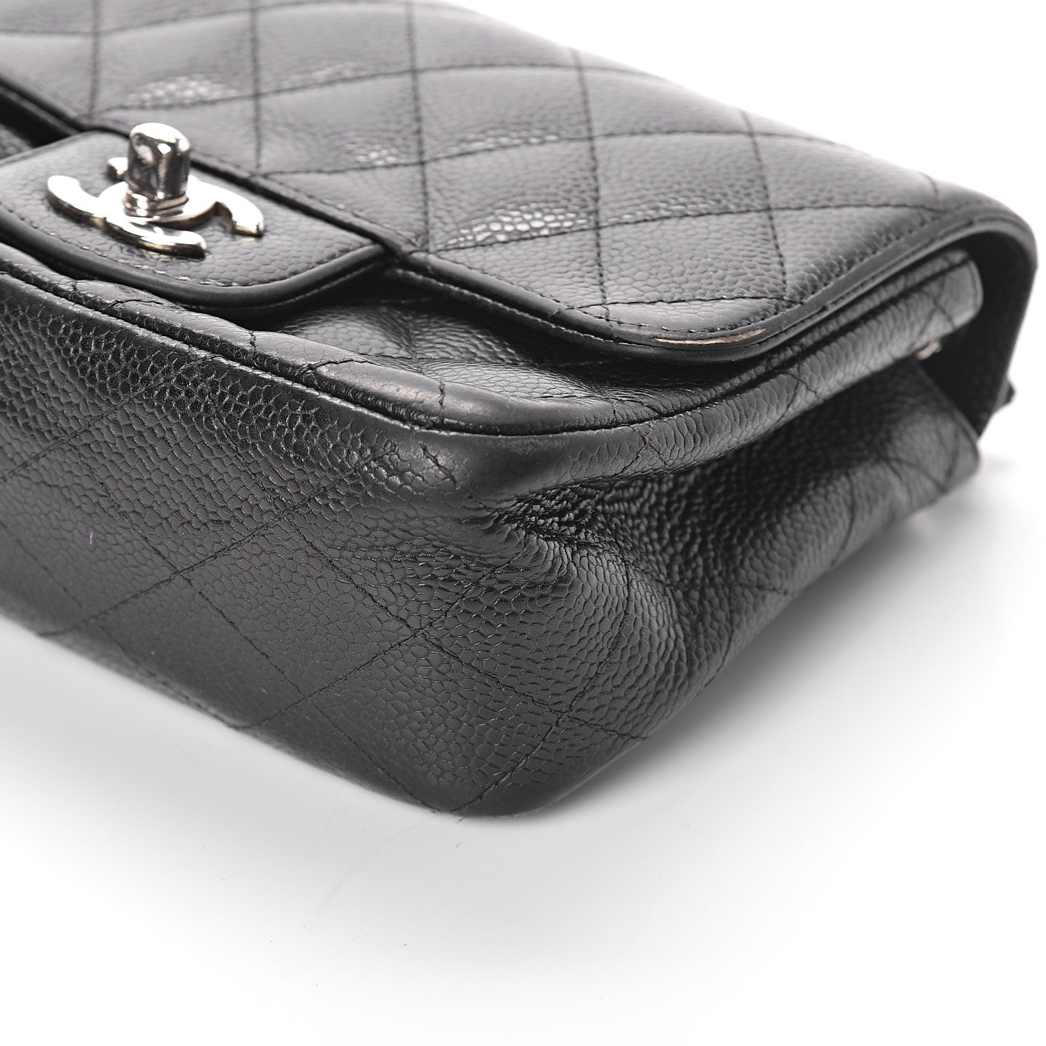Chanel Caviar Quilted Mini Square Flap Black 8 of 8
