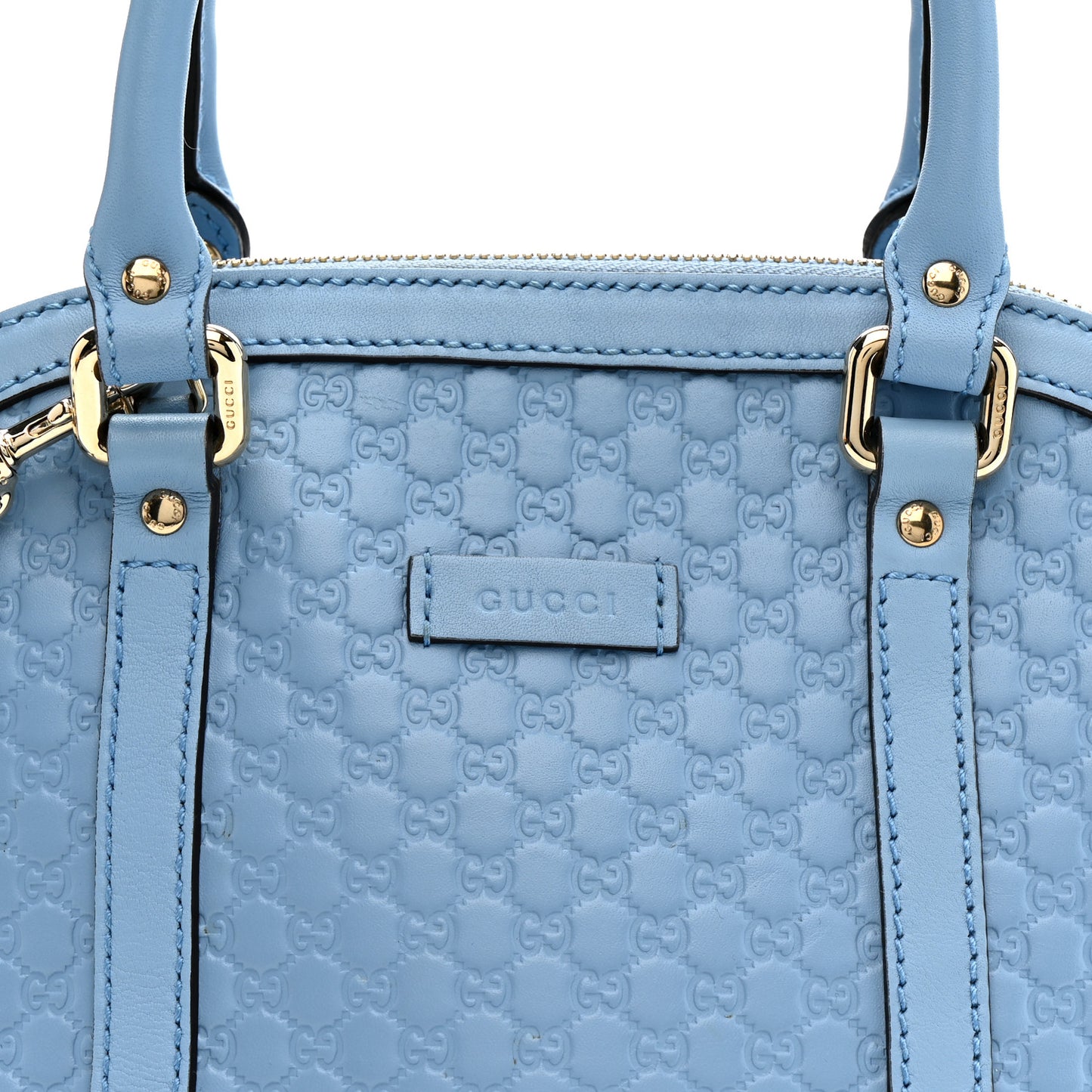 Microguccissima Mini Dome Bag Mineral Blue