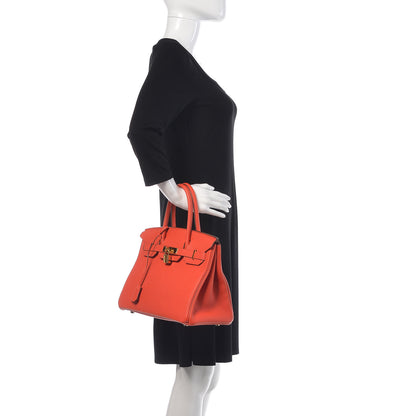Hermes Togo Birkin 30 Capucine 2 of 11