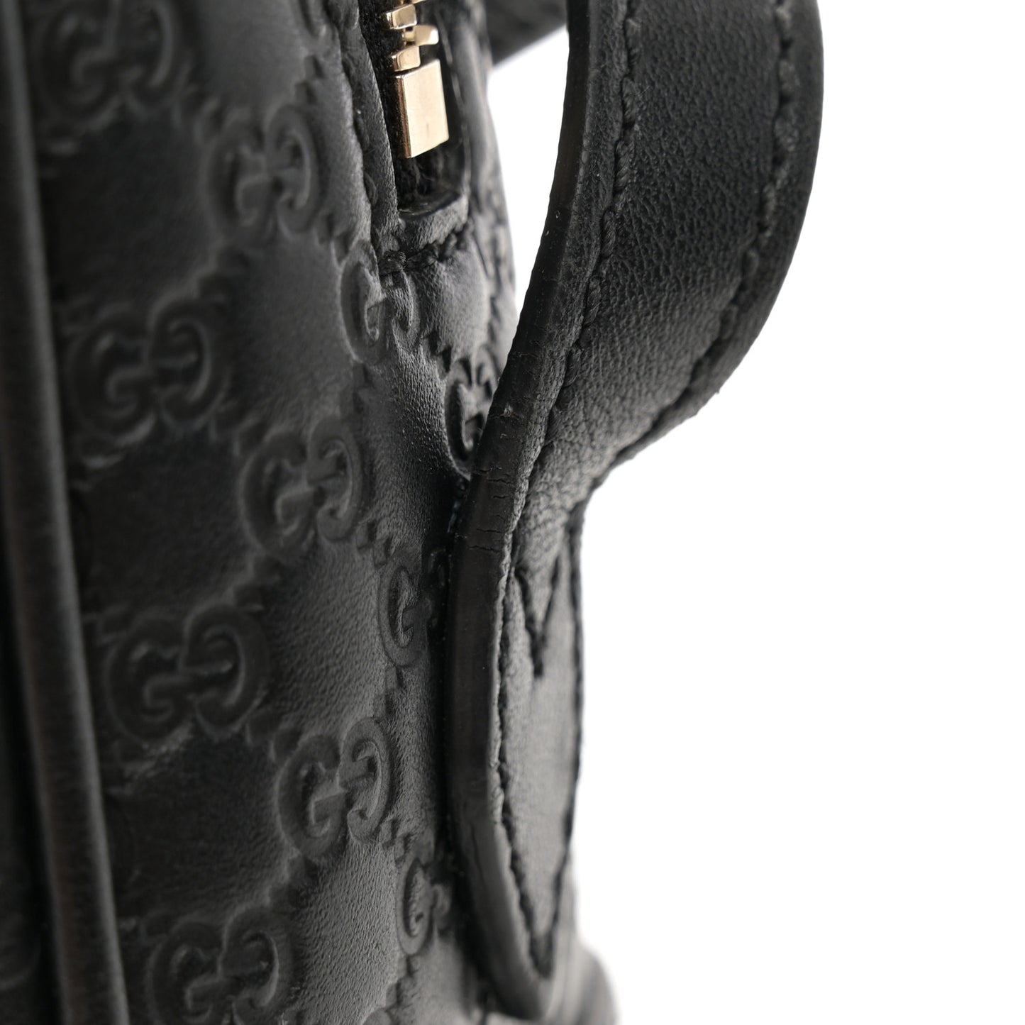 Microguccissima Mini Bree Messenger Bag Black