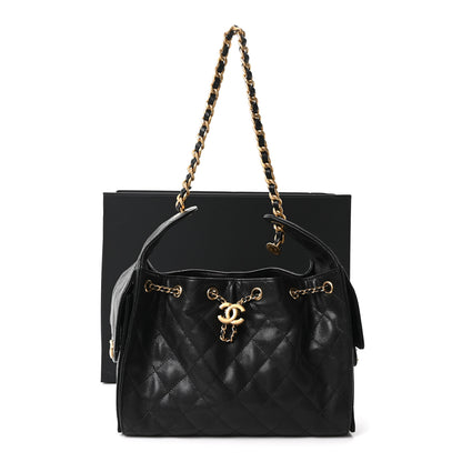 Chanel Caviar Quilted Small Chanel 25 Handbag Black 11 of 11