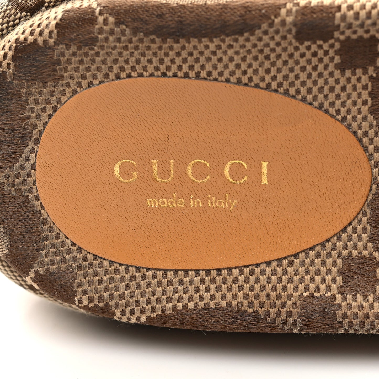 Monogram Maxi GG Angelina Platform 55mm Slide Sandals 36 Camel Ebony