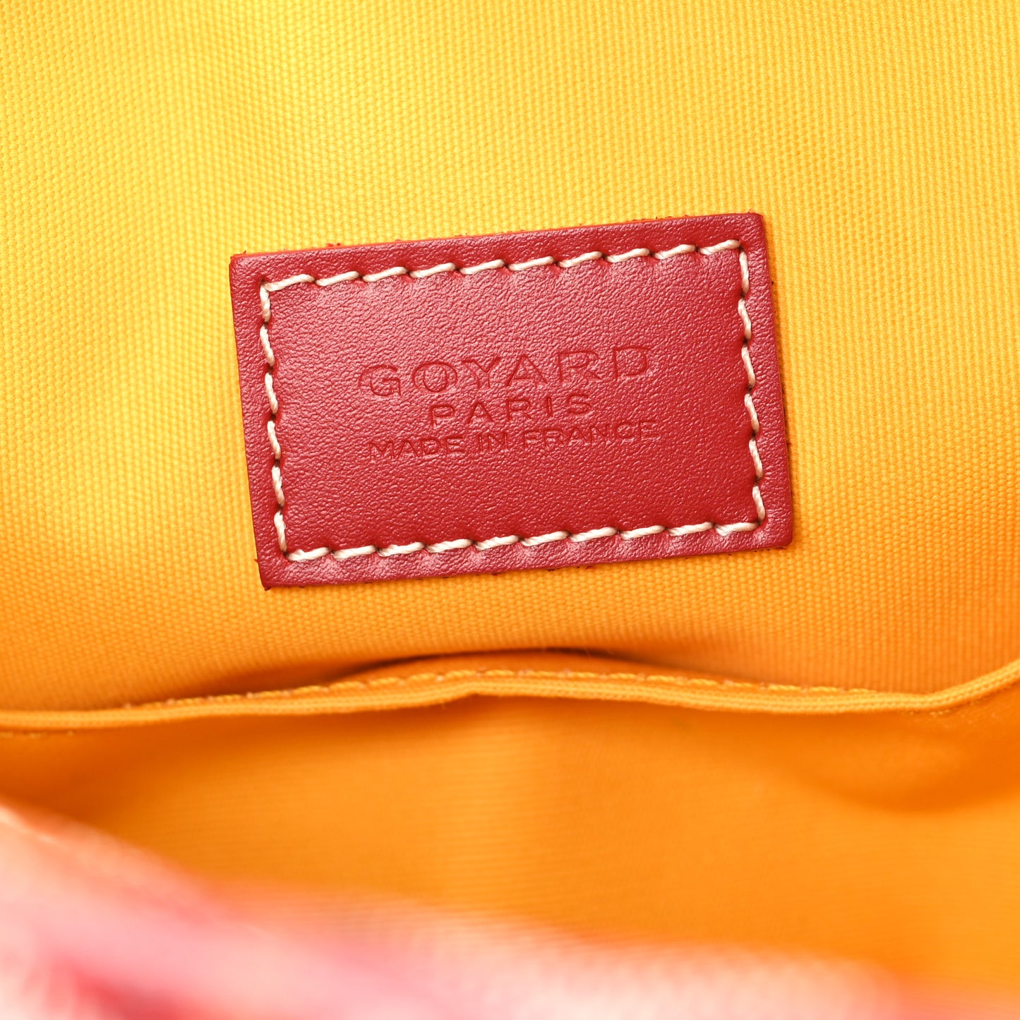 Goyardine Boeing 25 Trousse de Toilette Red