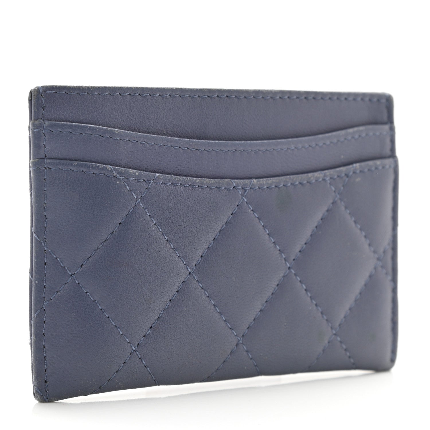 Chanel Lambskin Quilted Card Holder Light Purple 3 of 8