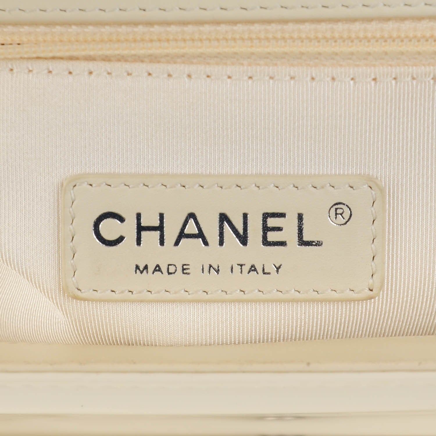 Chanel Patent Quilted Large Boy Flap White 6 of 7