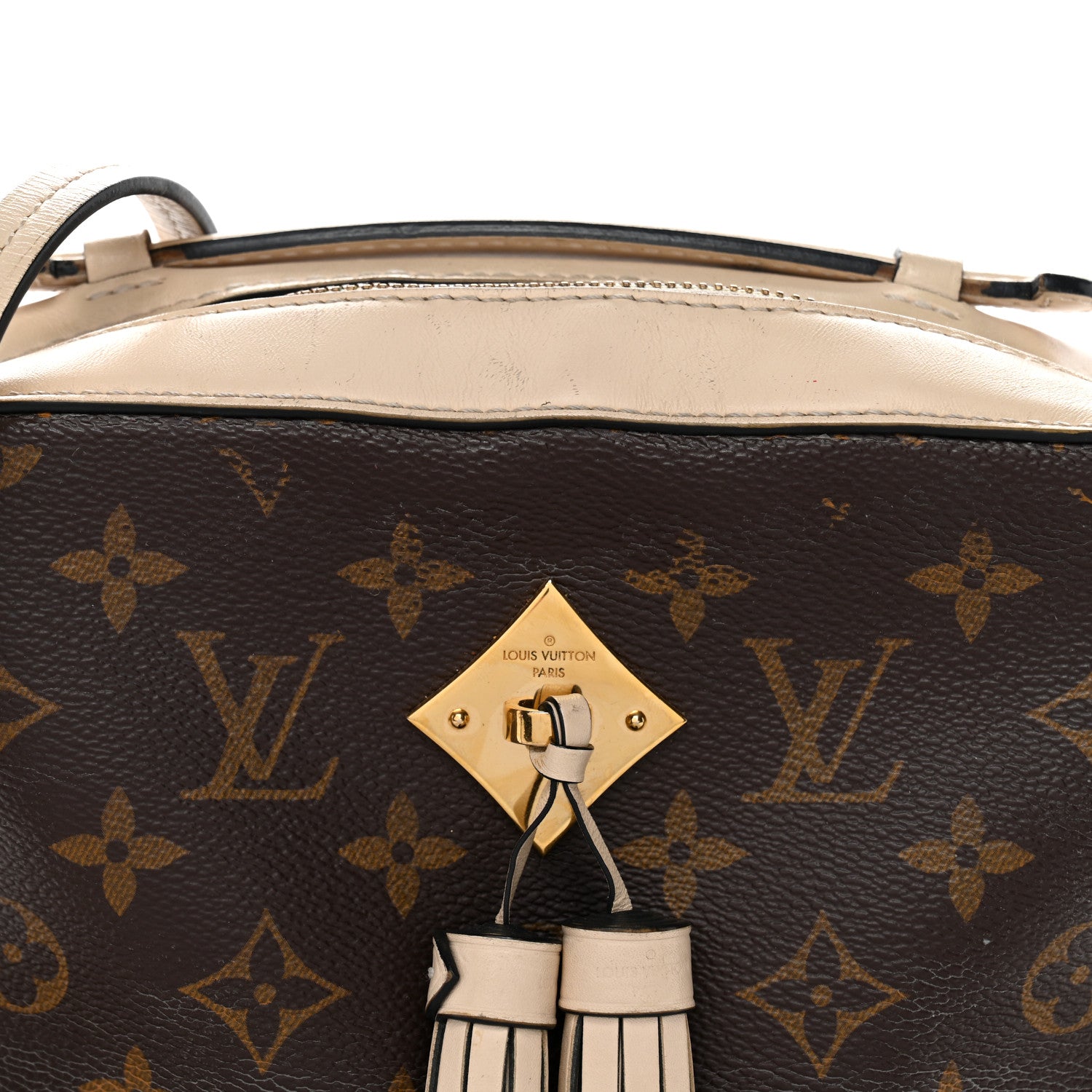 Louis Vuitton Monogram Saintonge Creme 7 of 15