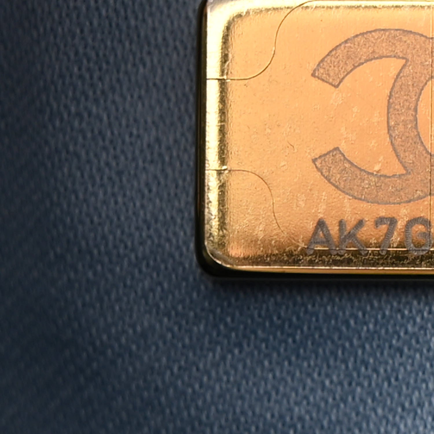 Chanel Washed Denim Quilted Medium Chanel 25 Handbag Blue 9 of 13