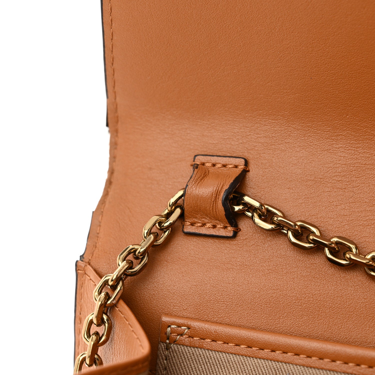MCM Visetos Medium Patricia Wallet On Chain Cognac 14 of 14