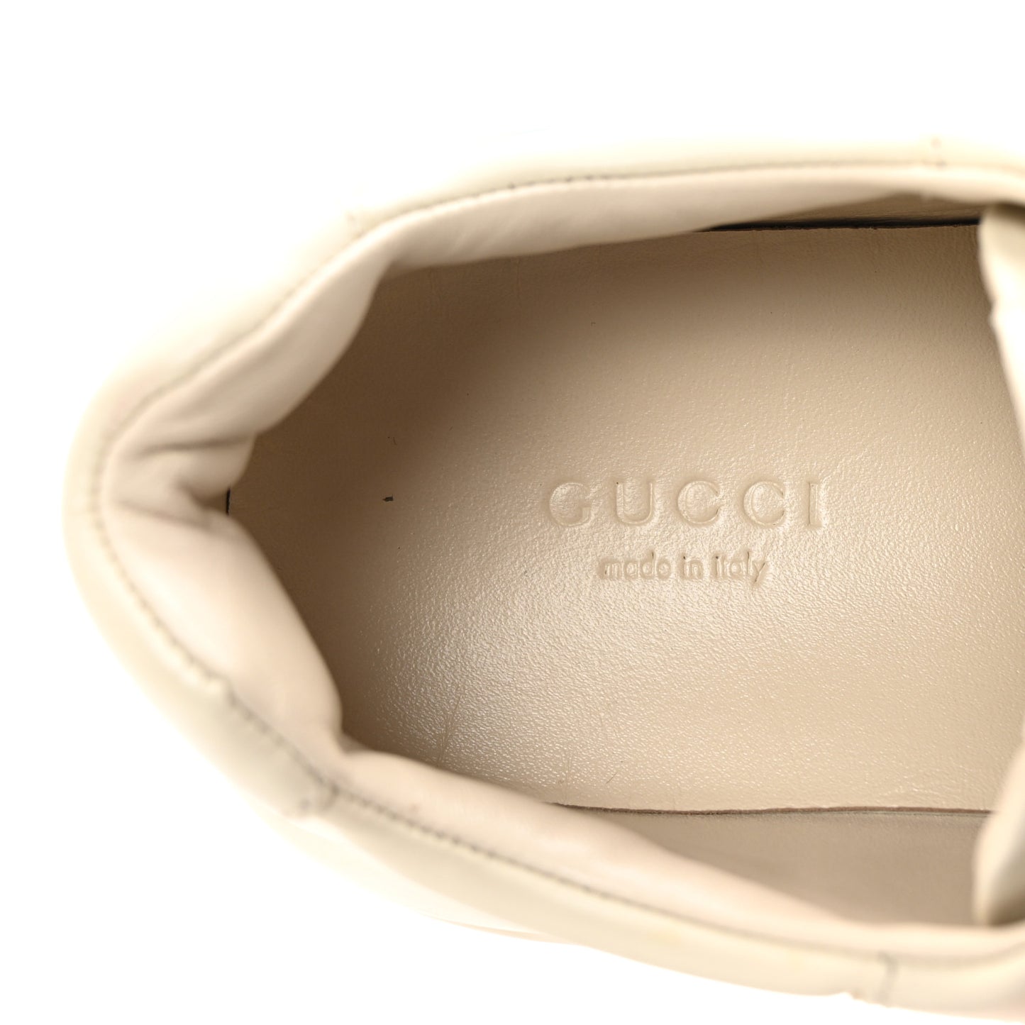 Calfskin Logo Womens Rhyton Sneakers 37 Ivory