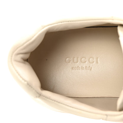 Gucci Calfskin Logo Womens Rhyton Sneakers 37 Ivory 8 of 10