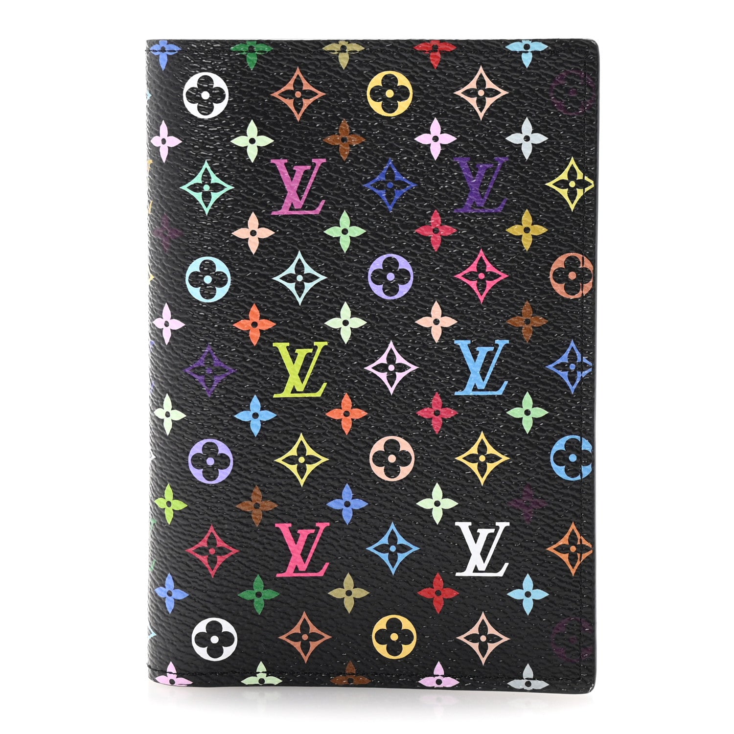 Louis Vuitton LV X TM Monogram Multicolor Passport Cover Black 1 of 6