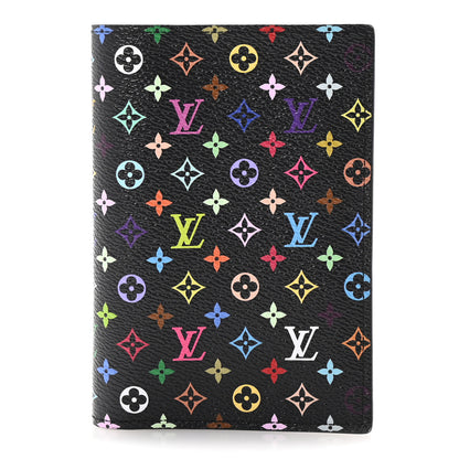 Louis Vuitton LV X TM Monogram Multicolor Passport Cover Black 1 of 6