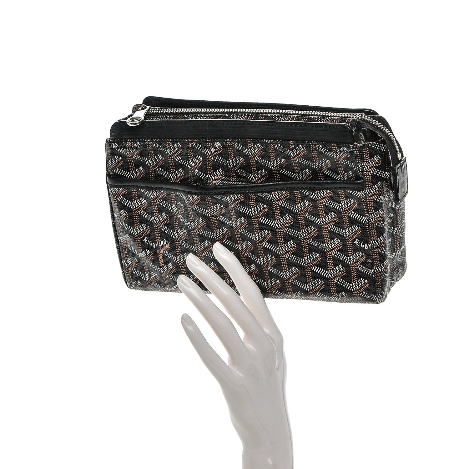 Goyard Goyardine Miroir Toiletry Bag PM Black 2 of 6