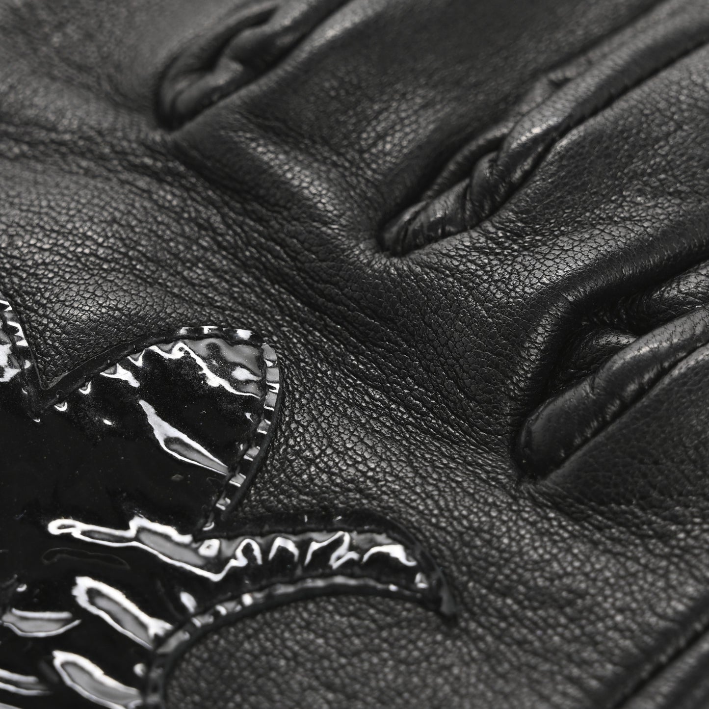 Lambskin Paris Dallas Fingerless CC Gloves 6 Black