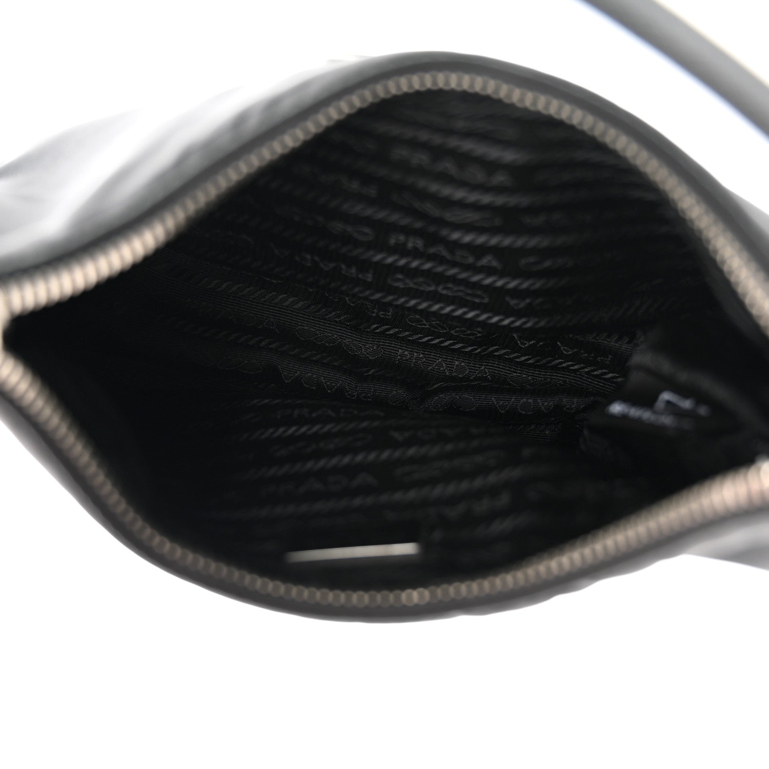 Prada Tessuto Nylon Saffiano Mini Re-Edition 2005 Bag Black 5 of 14