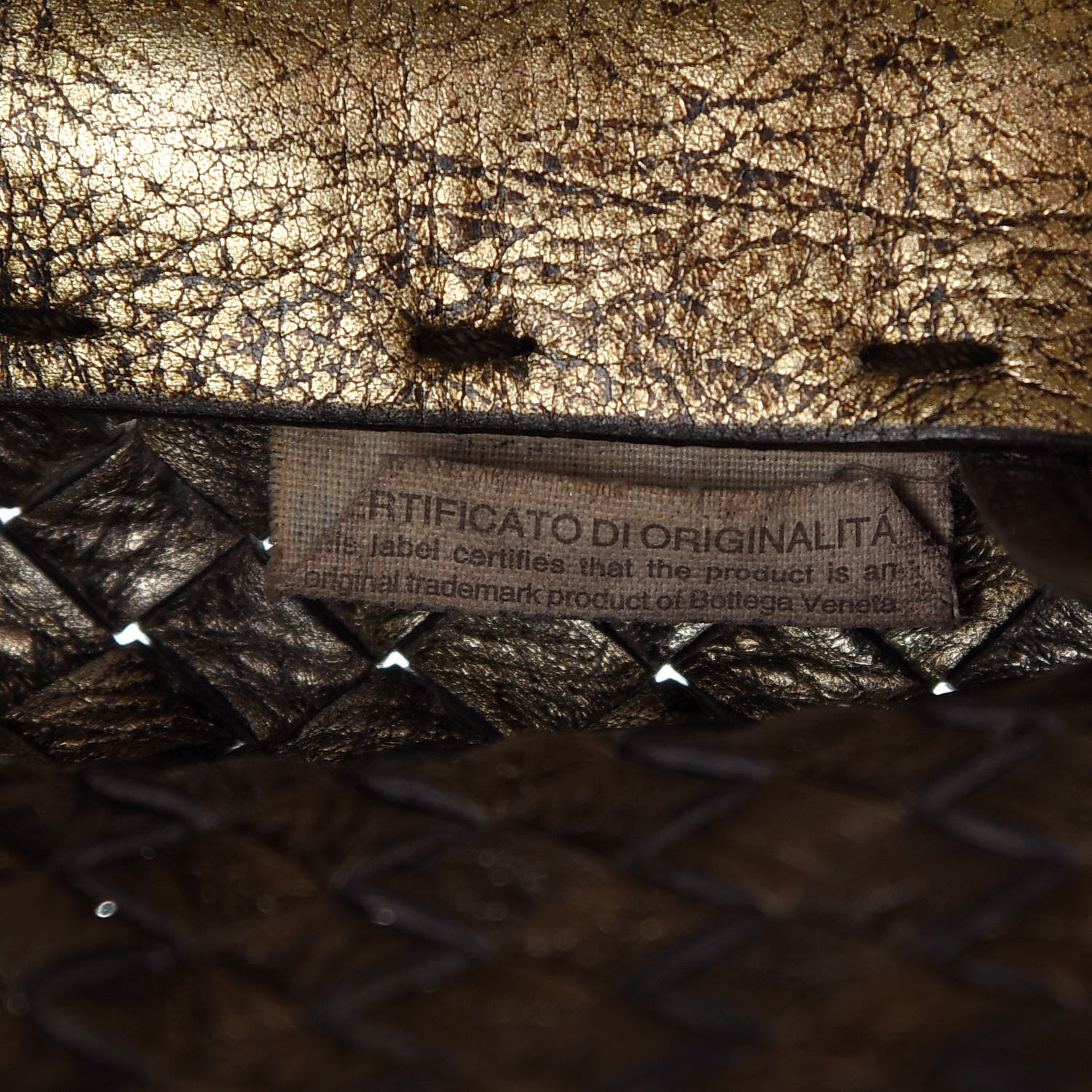 Bottega Veneta Intrecciato Mini Cabat Platino Ossidato 7 of 12