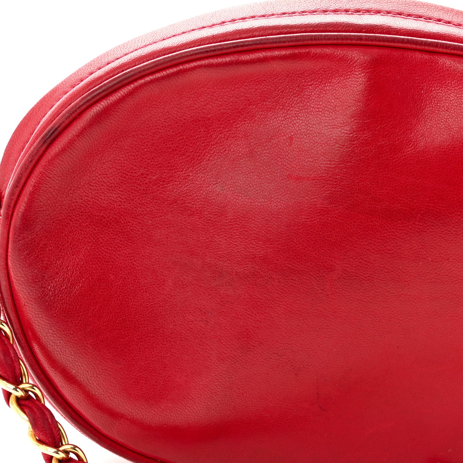 Chanel Lambskin Tassel Round Camera Case Red 11 of 13