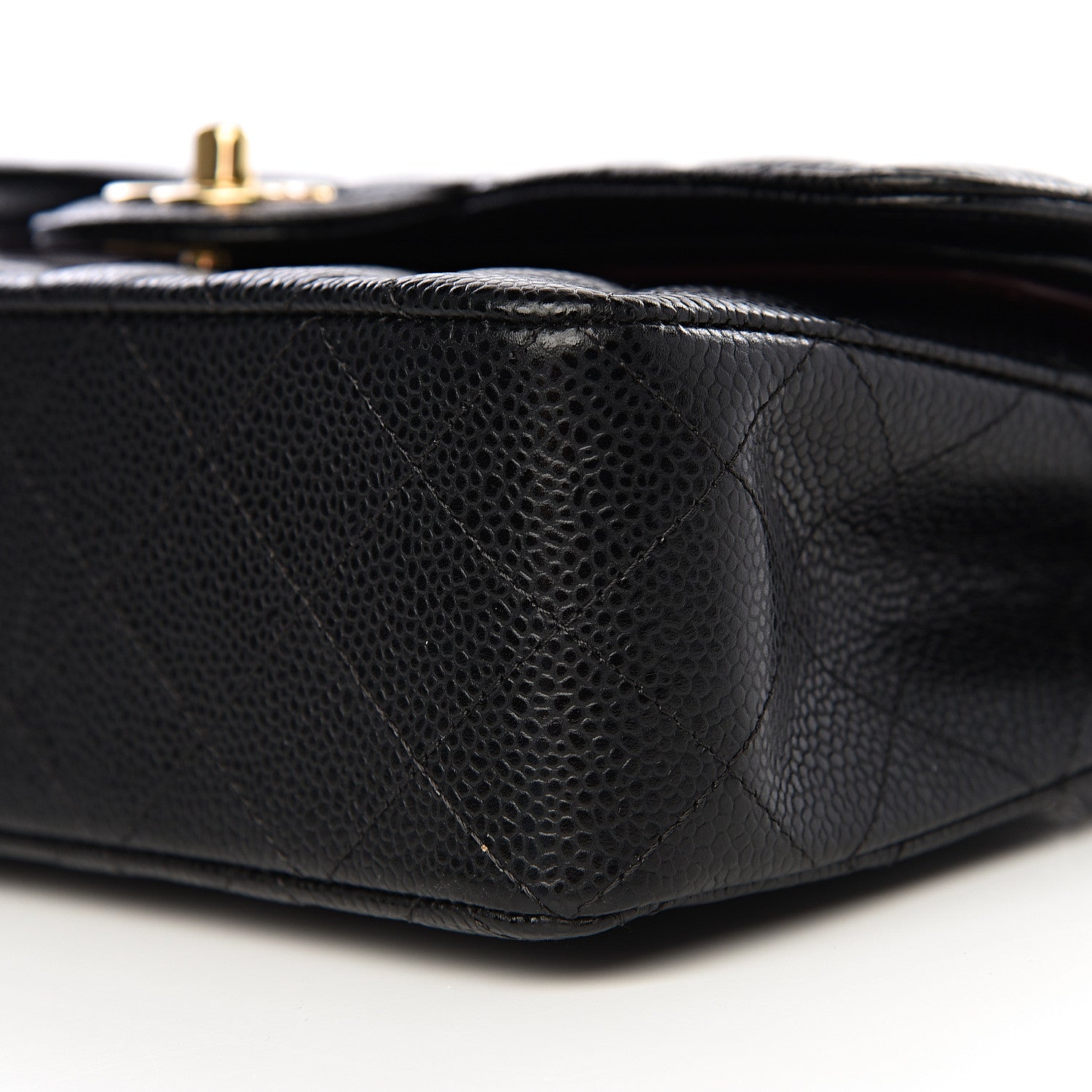 Chanel Caviar Quilted Small Double Flap Black 8 of 10