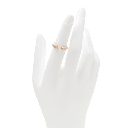 Hermes 18K Rose Gold PM Clou de Forge Ring 50 5.25 2 of 8