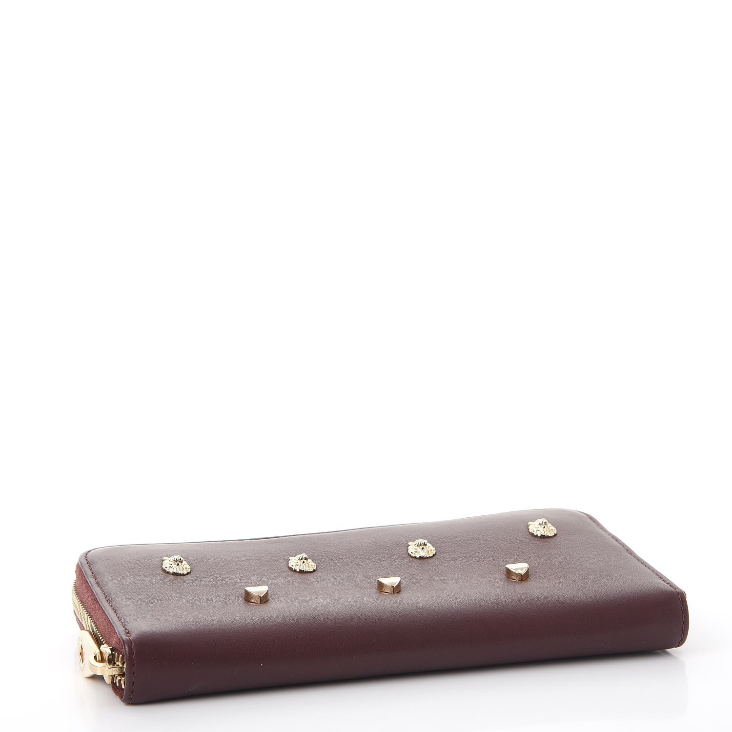 Mulberry Silky Calf Cara Delevigne Zip Around Long Wallet Oxblood 4 of 9
